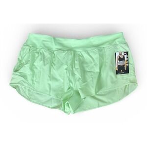 NEW Avia Womens Running Shorts Plus Size 2XL Green